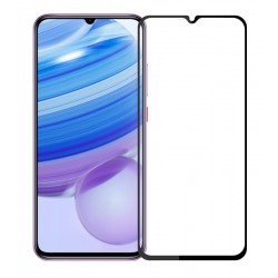 POPERTECH Tempered Glass 5D, full glue, Xiaomi Redmi 10X/Pro 5G, μαύρο