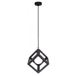 POPERTECH φωτιστικό οροφής HLL-0011, E27, 16x16x16cm, μεταλλικό, μαύρο