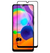POPERTECH tempered glass 5D TGC-0473, Samsung A31, full glue, &mu;&alpha;ύ&rho;&omicron;
