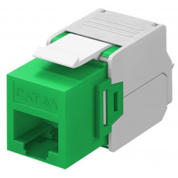 GOGBAY Keystone module RJ45 CAT 6A 90687, UTP, πράσινο