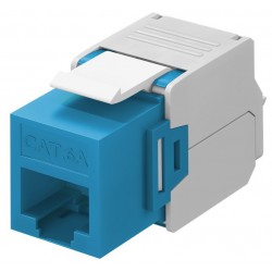 GOGBAY Keystone module RJ45 CAT 6A 90688, UTP, μπλε