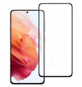 POPERTECH tempered glass 3D, full glue, Samsung S21 5G, &mu;&alpha;ύ&rho;&omicron;