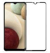 POPERTECH tempered glass 5D, full glue, Samsung A12 2021, &mu;&alpha;ύ&rho;&omicron;