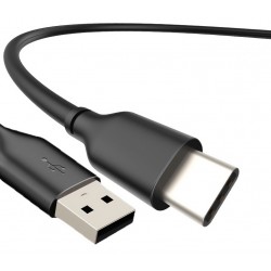 CACLETIME καλώδιο USB-C σε USB U323A, 3A, 480Mbps, 1m, μαύρο