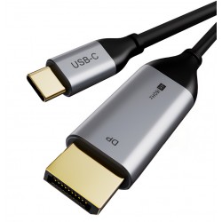 CACLETIME καλώδιο USB-C σε DisplayPort CT-CMDP2, 4K/60Hz, 1.8m, μαύρο