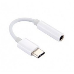 POWERTECH Καλώδιο USB Type-C (M) σε 3.5mm Jack (F), CM119B, λευκό