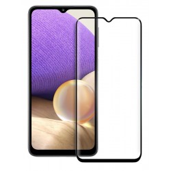 POPERTECH Tempered Glass 5D Full Glue TGC-0483, Samsung A02/A02S, μαύρο