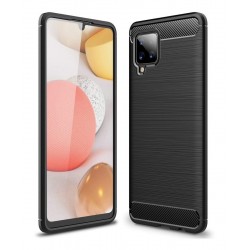 POPERTECH θήκη Carbon Flex MOB-1591 για Samsung Galaxy A42 5G, μαύρη