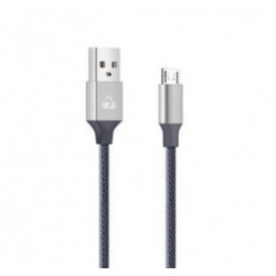 POWERTECH Καλώδιο USB σε Micro USB eco small PTR-0046 copper, 1m, ασημί