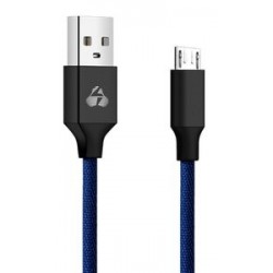 POWERTECH Καλώδιο USB σε Micro USB eco small PTR-0047 copper, 1m, μπλε
