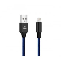 POWERTECH Καλώδιο USB σε Lightning eco small PTR-0050 copper, 1m, μπλε