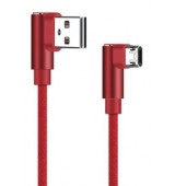 POWERTECH Καλώδιο USB σε Micro USB game 90 PTR-0041 copper, 1m, κόκκινο