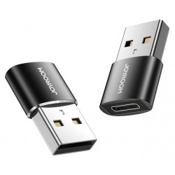 JOJROOM αντάπτορας USB σε USB USB-C S-H152, 480Mbps, μαύρος, 2τμχ