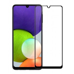 POPERTECH tempered glass 9H 5D TGC-0527 για Samsung Galaxy A22 5G, μαύρο
