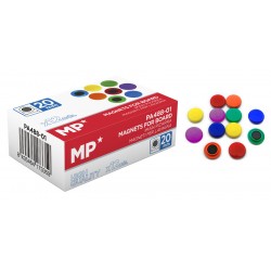 MPMχρωματιστός μαγνήτης PA488-01, 20mm, 12τμχ