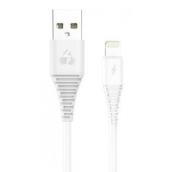 POWERTECH Καλώδιο USB σε Lightning eco PTR-0059 copper, 1m , λευκό