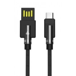 POWERTECH Καλώδιο USB σε Micro USB dual ele PTR-0062 copper, 1m, μαύρο