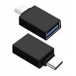 POPERTECH αντάπτορας USB σε USB-C CAB-UC057, 5Gbps, μαύρος