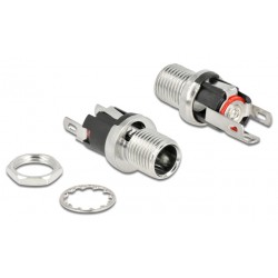 DEDOCK σύνδεσμος DC 5.5 x 2.1mm 90056, bulkhead, θηλυκός