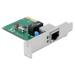 DEDOCK κάρτα επέκτασης PCI Express σε RJ45 90381, 1000Mbps, low profile