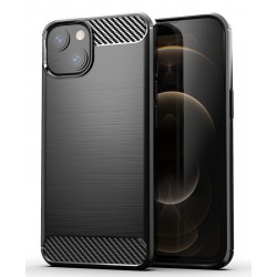 POPERTECH Θήκη Carbon MOB-1659 για iPhone 13 mini, μαύρη