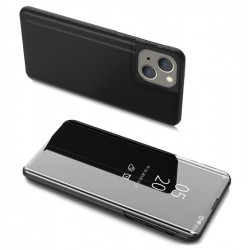 POPERTECH θήκη Clear View MOB-1666 για iPhone 13 mini, μαύρη