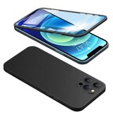 POPERTECH &theta;ή&kappa;&eta; & tempered glass 2.5D TGC-0003, iPhone 12 Pro Max, &mu;&alpha;ύ&rho;&eta;