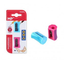 MPMσετ πλαστικές ξύστρες PA843, 3.2cm, ροζ & μπλε, 2τμχ