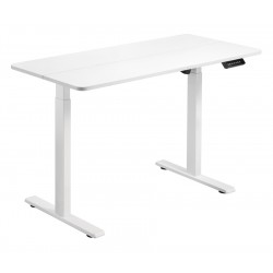 BRBTECK ηλεκτρικό γραφείο S08-22D-B, ρυθμιζόμενο ύψος, 120x60cm, λευκό