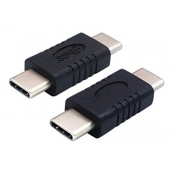 POPERTECH αντάπτορας USB-C αρσενικό σε USB-C αρσενικό PTH-061, μαύρος