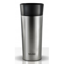 BRBNO θερμός BRN-0068, εργονομικό καπάκι, anti-slip, 360ml, ασημί