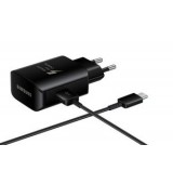 SAMSUNG Φορτιστής EP-TA300CBEGWW USB 2.0 σε Type-C, 2.1A 25W, μαύρος