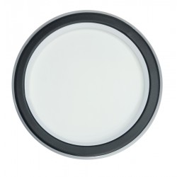 POPERTECH LED φωτιστικό οροφής HLL-0084, 25W, 4000K, Φ21cm, μαύρο