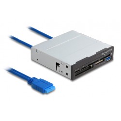 DEDOCK USB 19-pin card reader 91759, CF/SD/micro SD/xD/MS/M2/USB, 5Gbps