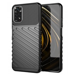 POPERTECH Θήκη Thunder MOB-1737 για Xiaomi Note 11 5G/M4 Pro 5G, μαύρη