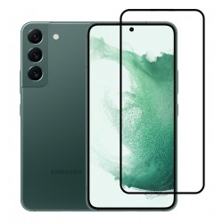 POPERTECH tempered glass 3D TGC-0551, full glue, Samsung S22+ 5G, μαύρο