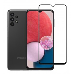 POPERTECH tempered glass 5D TGC-0552, full glue, Samsung A13, μαύρο
