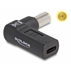 DEDOCK αντάπτορας τροφοδοσίας 60012, USB-C σε IBM 7.9x5.5mm, 90°, μαύρος