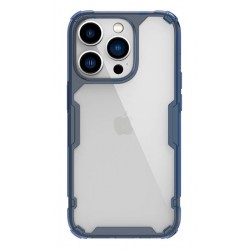 NINLKIN θήκη Nature Pro για Apple iPhone 14 Pro, μπλε & διάφανη