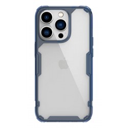 NINLKIN θήκη Nature Pro για Apple iPhone 14 Pro Max, μπλε & διάφανη