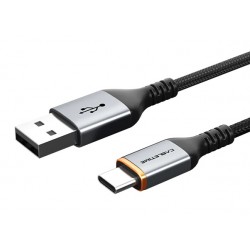 CACLETIME καλώδιο USB σε USB-C CT-AMCM3A, 3A, 1m, μαύρο