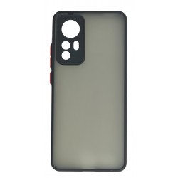 POPERTECH Θήκη Color Button MOB-1758 για Xiaomi 12/12X, μαύρη