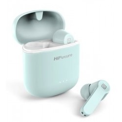 HIFUTURE earphones FlyBuds, true wireless, με θήκη φόρτισης, πράσινα