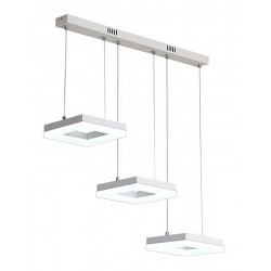POPERTECH LED φωτιστικό οροφής HLL-0102, 35W, 4000K, 70x120cm, λευκό