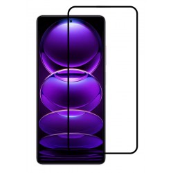 POPERTECH tempered glass 5D, Xiaomi Redmi Note 12 Pro/5G/Pro plus, μαύρο