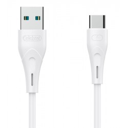 CECEBRAT καλώδιο USB-C σε USB CB-18T, 3A, 480Mbps, 1m, λευκό
