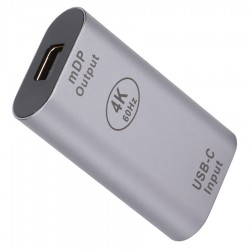 POPERTECH αντάπτορας USB-C σε Mini DisplayPort PTH-098, 4K/60Hz, γκρι