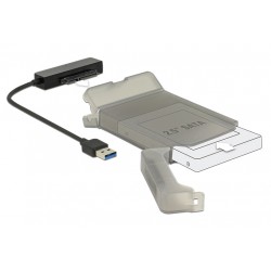 DEDOCK αντάπτορας USB σε SATA 62742 με θήκη για 2.5" HDD/SSD, 6Gbps