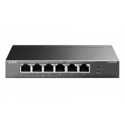 TPTLINK desktop switch TL-SF1006P, 6-Port 10/100Mbps, 4x PoE+, Ver. 1.0