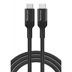 POPERTECH καλώδιο USB-C PTR-0136, PD 100W, 20Gbps, copper, 1m, μαύρο